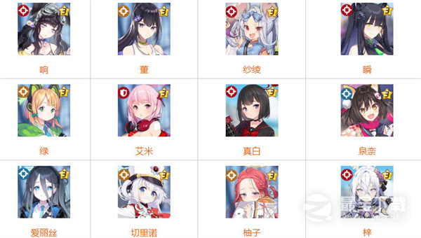 蔚蓝档案全角色图鉴有哪些