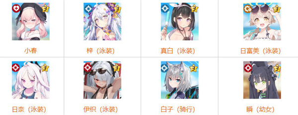 蔚蓝档案全角色图鉴有哪些
