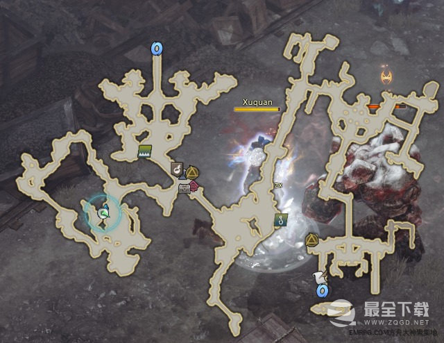 《命运方舟》愤怒的化石岩魔像位置详情