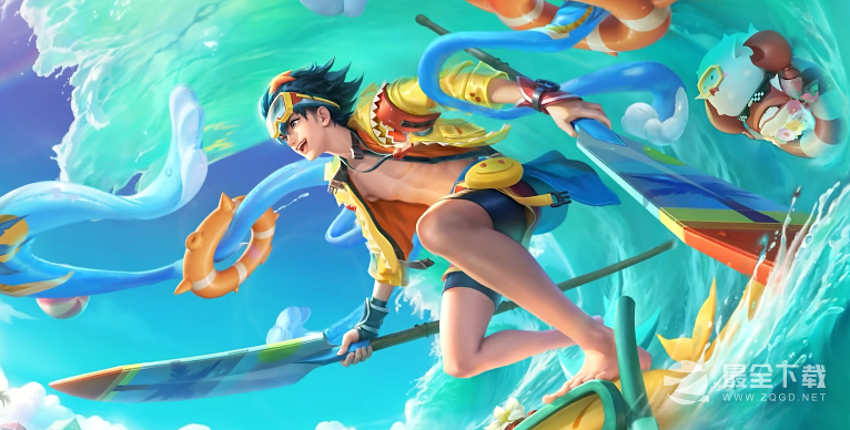 王者荣耀哪吒热血海滩新皮肤参与游戏内活动即可免费兑换