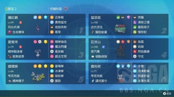 《宝可梦朱紫》双打巨炭山队配置参考