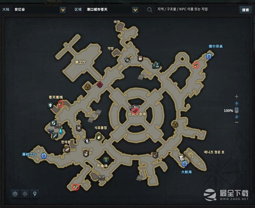 《命运方舟》港口城市苍天摩可可位置一览