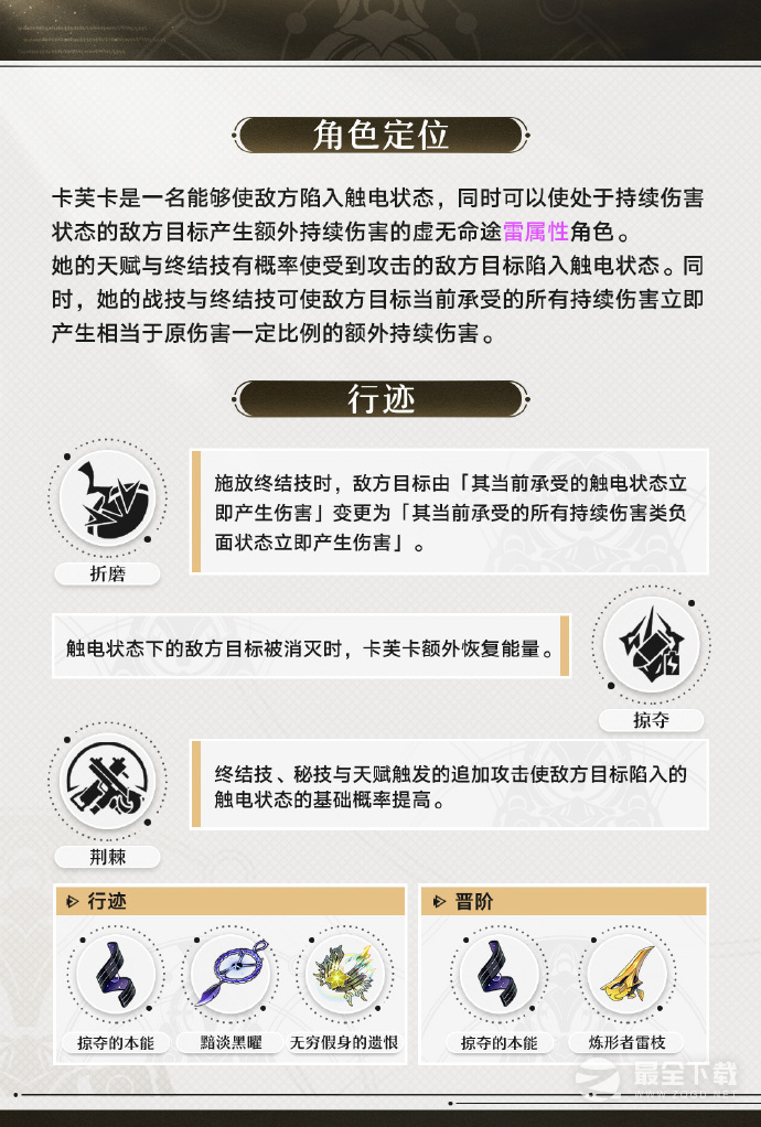 崩坏星穹铁道卡芙卡角色妈妈来了