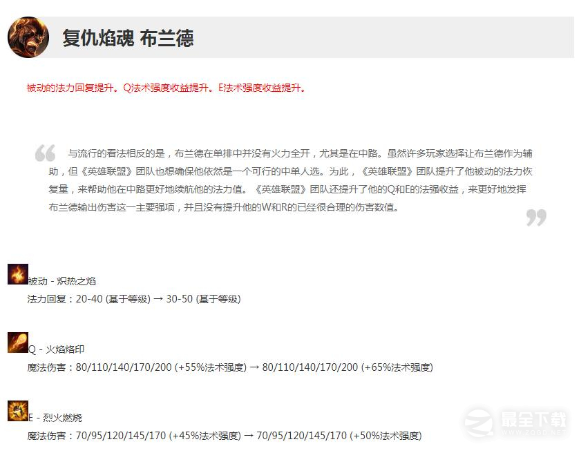 《英雄联盟》13.16版本正式服火男加强一览