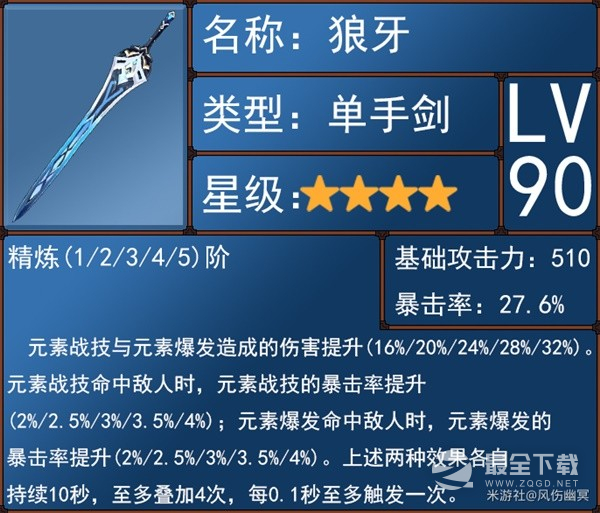 原神4.0水主圣遗物、武器怎么选