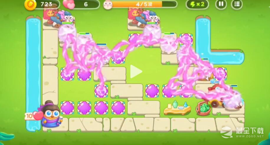 《保卫萝卜4》七夕鹊桥会第2关通关方法