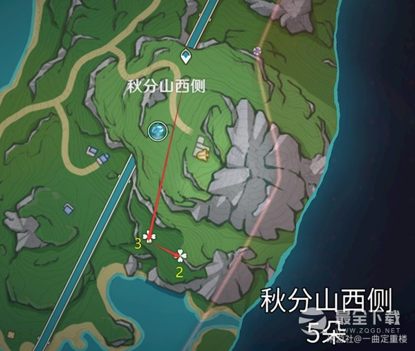 原神4.0虹彩蔷薇采集路线介绍