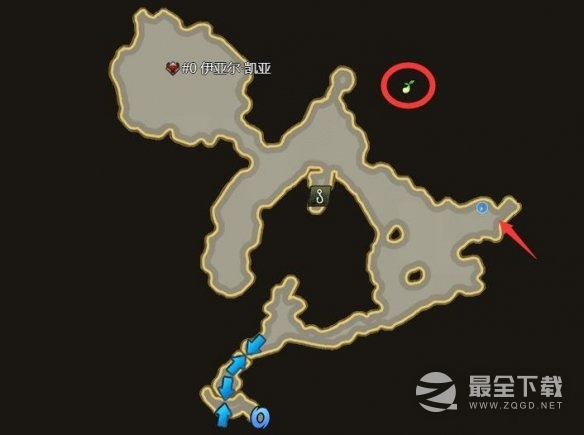 命运方舟蓝洞岛摩可可具体位置