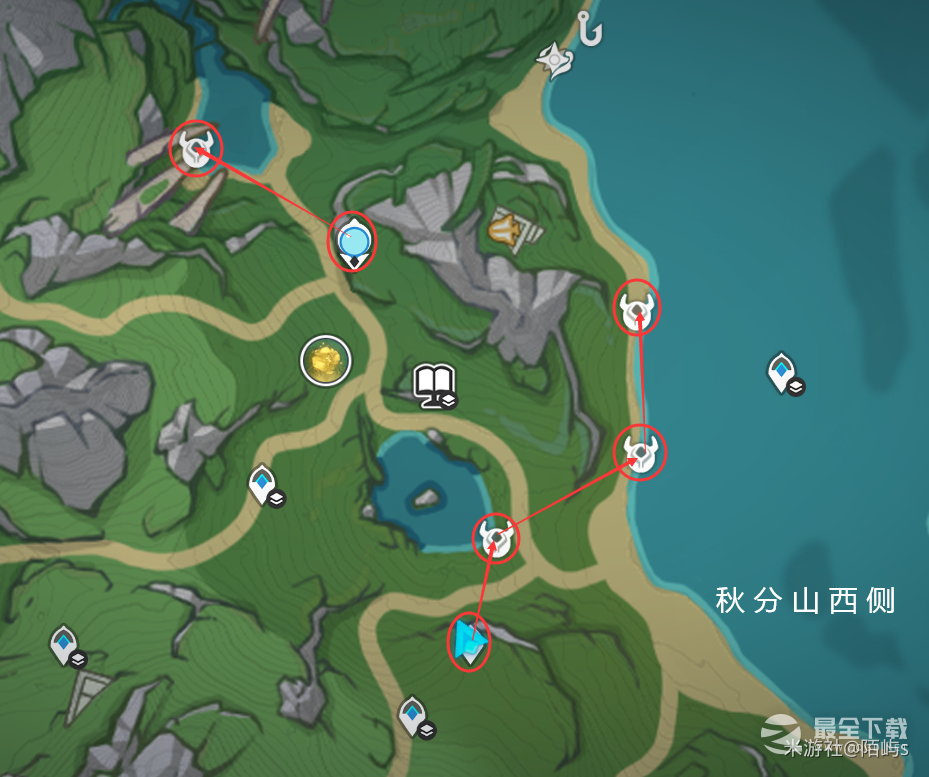 原神原海异种具体位置