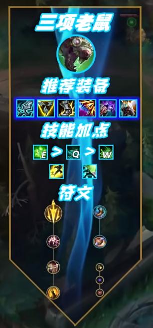 英雄联盟S13三相老鼠怎么出装