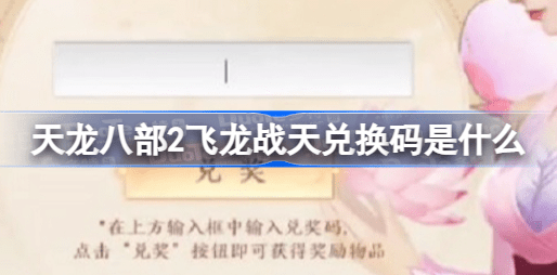 天龙八部2飞龙战天兑换码是什么