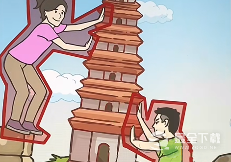 疯狂梗传游客打卡照怎么过