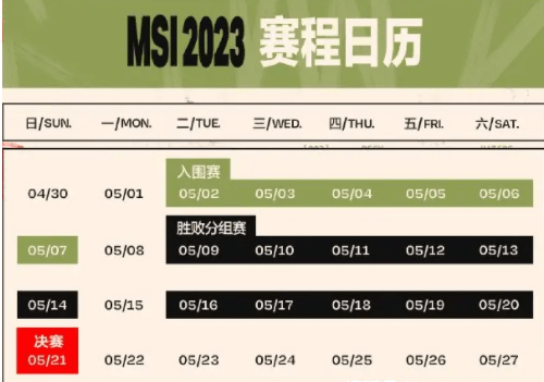msi季中赛2023赛程决赛是什么队伍