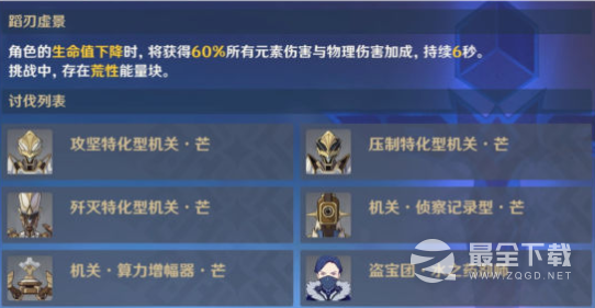 原神蹈刃破决第一关通关攻略