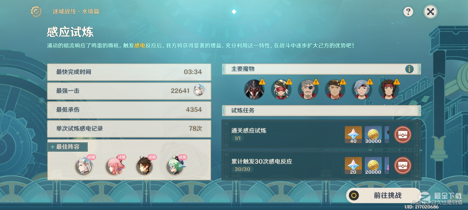 《原神》迷城战线水境篇第一天打法攻略分享
